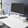 10703 スッキリ見えにこだわったモニターラック タワー ホワイト 山崎実業 79523705