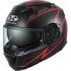 フラットブラックレッド XL KAMUI 5 SPRIA OGK KABUTO 79562327