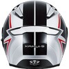 ホワイトブラックレッド XL KAMUI 5 TORZA OGK KABUTO 79561697
