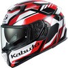 ブラックレッド L KAMUI 5 GRAVIX OGK KABUTO 79562020