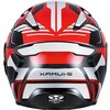 ブラックレッド L KAMUI 5 GRAVIX OGK KABUTO 79562020