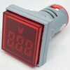 FXB16-22FSV-R DC4-100V LEDデジタル電圧計 共立電子産業 79562485