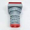FXB16-22FSV-R DC4-100V LEDデジタル電圧計 共立電子産業 79562485