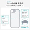 LN-ISS26UKHMTLGY-SK iPhone 17e/iPhone 16e 耐衝撃ハイブリッドケース 「Velta」 マットライトグレー LEPLUS NEXT 79569817