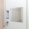 JM長2-10A 什器(ロッカー)用樹脂平面ミラー 信栄物産 79572827