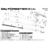 887-19 フォレスター 鞘ロックホルダー Silky(ユーエム工業) 79574541