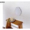 LDC-165M ミラー 2WAY スタンドミラー 壁掛け 楕円 ウォールミラー 卓上 鏡 かがみ ノンフレーム 化粧鏡 パラデック 79778801