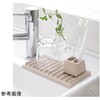 M730S 水切りトレー 歯ブラシスタンド セット メラミン グレー 国際化工 79778871