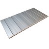 - 風呂ふた 折りたたみ 65×120cm 用 S12 Ag銀イオン 日本製 実寸65×119.3cm メタリックグレー ケィ・マック 79779135