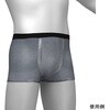 - ニオイも安心 無臭元吸水パンツ 男性用 グレー 無臭元工業 79779781