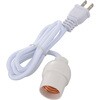 HS-L26PL/W コード付ソケット コンセント E26用 1m オーム電機 79783737