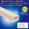 DZ-AMT218-MW テープ付ABSモール 1.8m 木目調 オーム電機 79783920