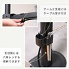 LMA-S(BK) モニターアーム シングル 最大32インチ対応 耐荷重9kg VESA規格対応 YAMAZEN(山善) 79784699