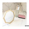 OCM-15GD スタンド&ウォールミラー 八角形ミラー SS 15×15cm オクタム ゴールド パラデック 79787465