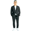 VELVET_BK_XXL ALLESTサステナブル冬ベルベットタッチスーツ ブラック XS/S/M/L/XL/XXL スーツ メンズスーツ ラグジュアリースーツ 高級感 ベルベットタッチ 超微起毛 上品 フォーマル ビジネススーツ ディーエーピーネットワーク 79794675