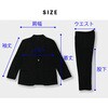 VELVET_BK_XXL ALLESTサステナブル冬ベルベットタッチスーツ ブラック XS/S/M/L/XL/XXL スーツ メンズスーツ ラグジュアリースーツ 高級感 ベルベットタッチ 超微起毛 上品 フォーマル ビジネススーツ ディーエーピーネットワーク 79794675