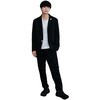 SABI_BK_XS ALLESTサステナブル春秋スーツ ブラック XS/S/M/L/XL/XXL 高機能スーツ モバイルスーツ 植物由来素材 とうもろこし由来 Botanicaltech サステナブル SDGs対応 環境配慮 ユニセックス ディーエーピーネットワーク 79794779