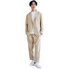 WABI_BE_XS ALLESTサステナブル春夏スーツ ベージュ XS/S/M/L/XL/XXL 植物由来スーツ 次世代スーツ 高伸縮スーツ 360度ストレッチ パジャマ感覚 シルクタッチ 究極の肌触り 軽量スーツ パッカブルスーツ ディーエーピーネットワーク 79794840
