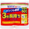 スコッティファイン 3倍巻キッチンタオル 日本製紙クレシア
