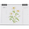COC-CLTP-A5FI-27 卓上カレンダー2027ペーパー/A5花イラスト ナカバヤシ 79799426