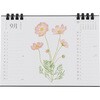 COC-CLTP-A5FI-27 卓上カレンダー2027ペーパー/A5花イラスト ナカバヤシ 79799426