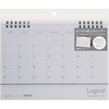 CLT-A502-27 ロジカル卓上カレンダー2027Wリング/A5 ナカバヤシ 79799496