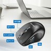GJM-230WBT-6BK 抗菌高耐久Bluetooth&USBワイヤレスマウス 5ボタン Gigastone 79800467