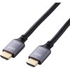GM-HD21E30BK HDMI 2.1 ケーブル ウルトラハイスピード 8K 60Hz 4K 120Hz eARC VRR Dynamic HDR エレコム 79819068