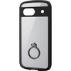 PM-P241TSLFCRBK Google Pixel 8a ケース ハイブリッド 衝撃吸収 軽量 薄型 リング付 背面クリア TOUGH SLIM LITE エレコム 79819427