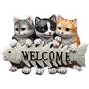 ガーデンオブジェ CATボーンウェルカム 野川農園