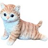 ガーデンオブジェ 子ねこ J (のびのび茶) 野川農園