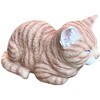 ガーデンオブジェ 香箱ねこ小(茶) 野川農園