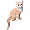ガーデンオブジェ 茶トラねこ(しっぽ) 野川農園