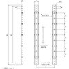 NB-VS3040-SLIDE-M6 VESA規格変換付モニター 長尾製作所 79821510
