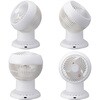 KIS-SQ2026A-W 360°サーキュレーター 20畳用 リモコン付き ホワイト オーム電機 79821930