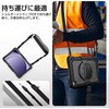 case-spcase-galatab11 サムスンGalaxy Tab A9+ 対応 11インチ 耐衝撃 ケース ペン収納 360度回転スタンド ハンドストラップ ショルダーストラップ付 落下防止 互換品 メディアカバーマーケット 79823120