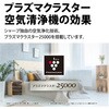 KI-TS50-W 空気清浄機 プラズマクラスター 薄型スリムモデル プラズマクラスター25000 加湿 シャープ 79823680