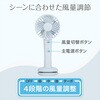 GH-FANHHR-GY 2枚羽ハンディファン スタンド付き グリーンハウス 79823707