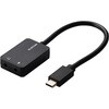 USB Type-C オーディオ変換アダプタ 【ノートPC タブレット ゲーム機 などTypeC機器対応】 エレコム