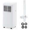 YEC-T16(W)+YCWP-22N スポットクーラー 工事不要 家庭用 ～7畳 (冷房/除湿/送風) 除湿量16L 風量2段階調節 切タイマー リモコン付き 排熱ダクト付き YAMAZEN(山善) 79829237