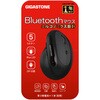 GJM-610BT-6BK 抗菌高耐久Bluetoothマウス エルゴノミクス設計 Gigastone 79832299