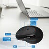 GJM-610BT-6BK 抗菌高耐久Bluetoothマウス エルゴノミクス設計 Gigastone 79832299