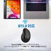 GJM-610BT-6BK 抗菌高耐久Bluetoothマウス エルゴノミクス設計 Gigastone 79832299