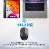 GJM-210BT-4BK 抗菌高耐久Bluetoothマウス 3ボタンDPI切替 Gigastone 79832308