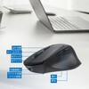 GJM-710CWBT-7BK 3WAY充電式マウス Bluetooth&USB無線&USB有線 5ボタン Gigastone 79832351
