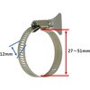 BS-XIN304SS-HTHC2-5S 304ステンレス 手締め式ホースバンド 固定金具 bitstrong(ビットストロング) 79834828