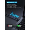 A84N0011 Anker Prime USB-C & USB-C ケーブル Thunderbolt 4 (240W， 40Gbps) 1.0m Anker(アンカー) 79840060