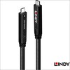 43398 USB3.2 Gen 2 Type-C 光ファイバーハイブリッドケーブル LINDY 79840175