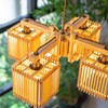 AP882 国産檜使用日本製シャンデリア  冊 saku 新洋電気 79872260