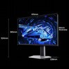 27G64 27インチ 量子ドットモニター(2560x1440/180Hz/Fast HVAパネル/600nit/ノングレア/HDR1400/PIP・PBP/HDMIx2・DP/ピボット/高さ調整/スイベル/3年保証) TCL 79874186